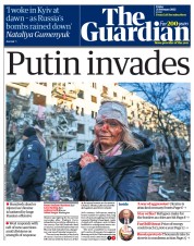 The Guardian () Newspaper Front Page for 25 February 2022