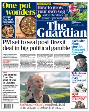 The Guardian () Newspaper Front Page for 25 February 2023