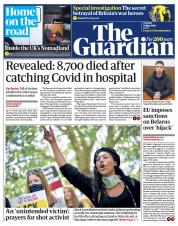 The Guardian () Newspaper Front Page for 25 May 2021