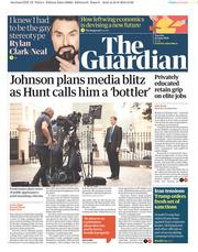 The Guardian () Newspaper Front Page for 25 June 2019