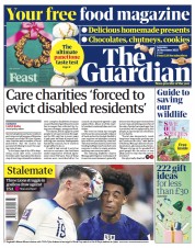 The Guardian () Newspaper Front Page for 26 November 2022