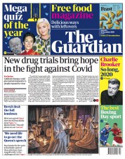 The Guardian () Newspaper Front Page for 26 December 2020