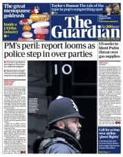 The Guardian () Newspaper Front Page for 26 January 2022