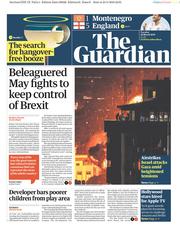 The Guardian () Newspaper Front Page for 26 March 2019