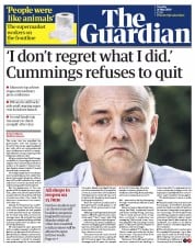 The Guardian () Newspaper Front Page for 26 May 2020