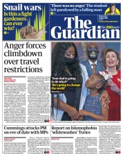 The Guardian () Newspaper Front Page for 26 May 2021