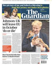 The Guardian () Newspaper Front Page for 26 June 2019