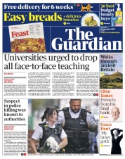 The Guardian () Newspaper Front Page for 26 September 2020