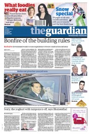 The Guardian () Newspaper Front Page for 27 October 2012