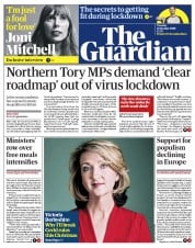 The Guardian () Newspaper Front Page for 27 October 2020