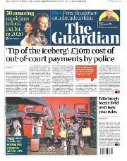The Guardian () Newspaper Front Page for 27 December 2019