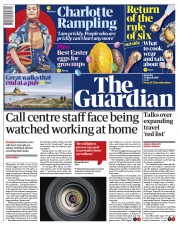 The Guardian () Newspaper Front Page for 27 March 2021
