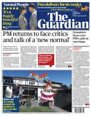The Guardian () Newspaper Front Page for 27 April 2020