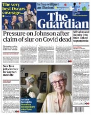 The Guardian () Newspaper Front Page for 27 April 2021