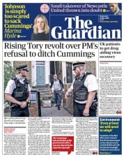 The Guardian () Newspaper Front Page for 27 May 2020