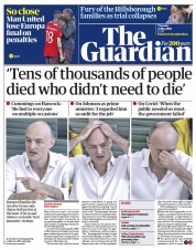 The Guardian () Newspaper Front Page for 27 May 2021