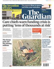 The Guardian () Newspaper Front Page for 27 June 2019