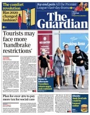 The Guardian () Newspaper Front Page for 27 July 2020