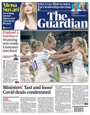 The Guardian () Newspaper Front Page for 27 July 2022