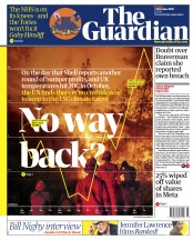 The Guardian () Newspaper Front Page for 28 October 2022