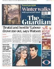 The Guardian () Newspaper Front Page for 28 December 2019
