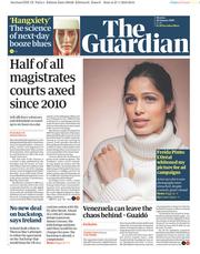 The Guardian () Newspaper Front Page for 28 January 2019