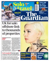 The Guardian () Newspaper Front Page for 28 January 2023