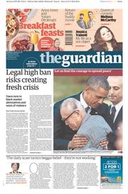 The Guardian () Newspaper Front Page for 28 May 2016