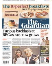 The Guardian () Newspaper Front Page for 28 September 2019