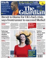 The Guardian () Newspaper Front Page for 28 September 2021