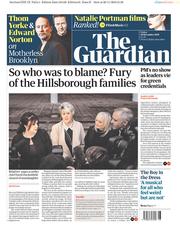 The Guardian () Newspaper Front Page for 29 November 2019