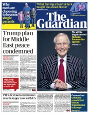 The Guardian () Newspaper Front Page for 29 January 2020