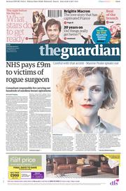 The Guardian () Newspaper Front Page for 29 April 2017