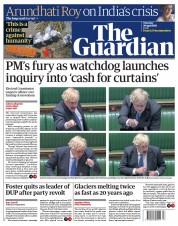 The Guardian () Newspaper Front Page for 29 April 2021