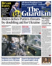 The Guardian () Newspaper Front Page for 29 April 2022
