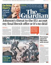 The Guardian () Newspaper Front Page for 2 October 2019