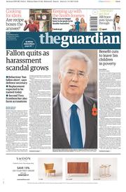 The Guardian () Newspaper Front Page for 2 November 2017
