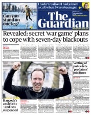 The Guardian () Newspaper Front Page for 2 November 2022