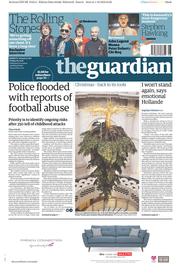 The Guardian () Newspaper Front Page for 2 December 2016
