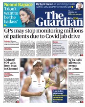 The Guardian () Newspaper Front Page for 2 December 2021
