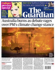 The Guardian () Newspaper Front Page for 2 January 2020