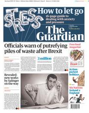The Guardian () Newspaper Front Page for 2 February 2019