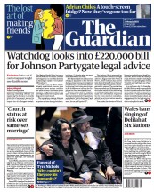 The Guardian () Newspaper Front Page for 2 February 2023