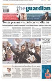 The Guardian () Newspaper Front Page for 2 April 2014