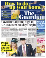 The Guardian () Newspaper Front Page for 2 April 2022