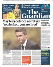 The Guardian () Newspaper Front Page for 2 May 2019