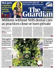 The Guardian () Newspaper Front Page for 2 May 2022