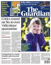 The Guardian () Newspaper Front Page for 2 June 2020