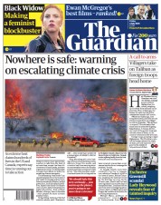 The Guardian () Newspaper Front Page for 2 July 2021