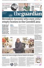 The Guardian () Newspaper Front Page for 2 August 2017